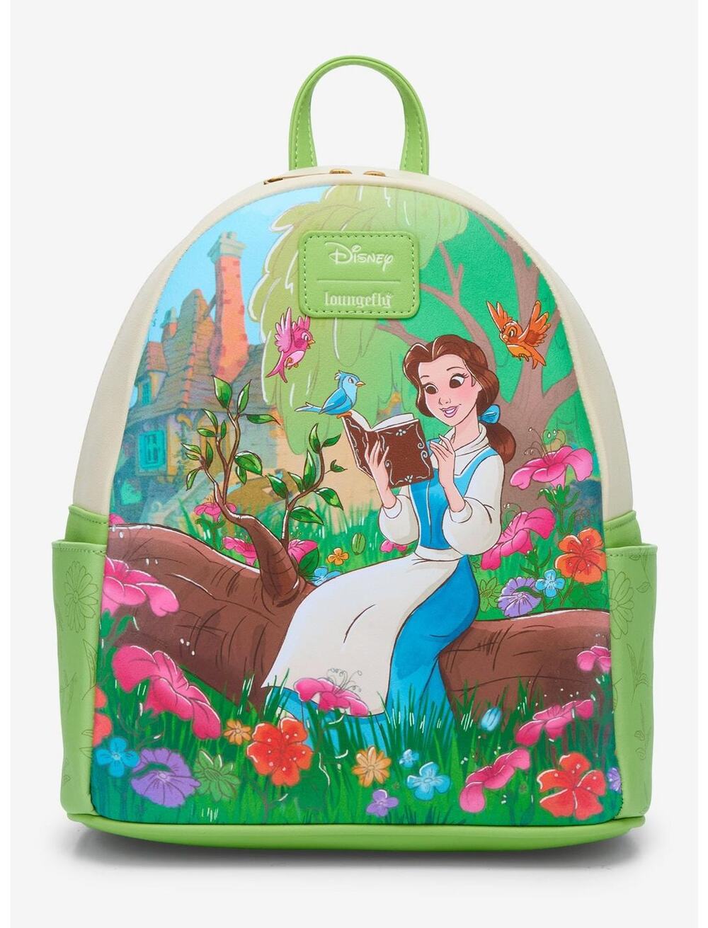 Loungefly Disney Beauty & The Beast Princess Belle Fountain Mini Backpack